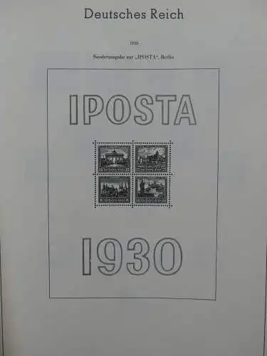 Deutschland vor und nach 1945 mit besserem Reich im Leuchtturm Album #LZ043