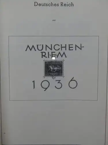 Deutschland vor und nach 1945 mit besserem Reich im Leuchtturm Album #LZ043