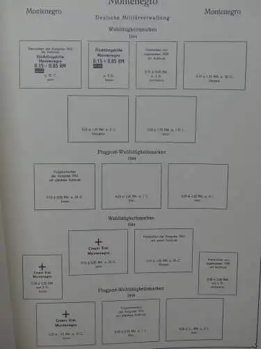 Deutsches Reich ab 1933 gestempelt bzw mit Falz im KA-BE Album #LZ048