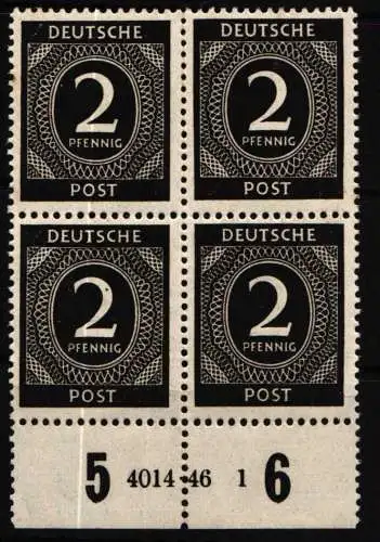 Alliierte Besetzung 912 HAN postfrisch H 4014.46 1, gefaltet #NU230