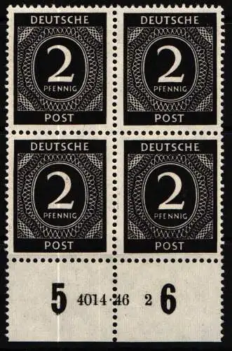 Alliierte Besetzung 912 HAN postfrisch H 4014.46 2, gefaltet #NU234