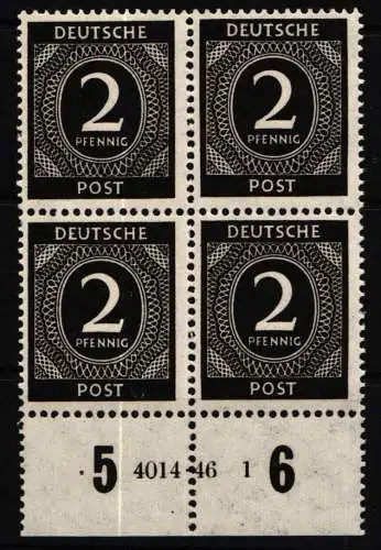 Alliierte Besetzung 912 HAN postfrisch H 4014.46 1, gefaltet #NU233