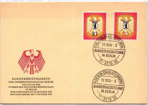 Berlin 129-130 als Ersttagsbrief #NT283