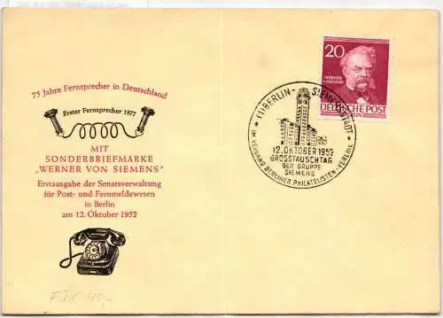 Berlin 97 als Ersttagsbrief #NT274