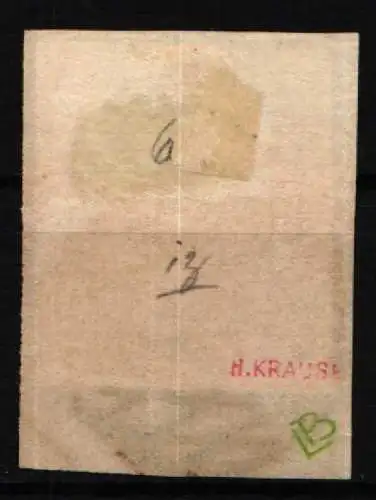 Sachsen 11 gestempelt signiert #NU356