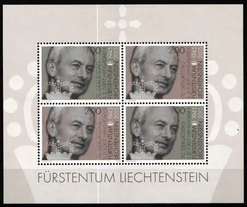 Liechtenstein Block 27 postfrisch #NS537