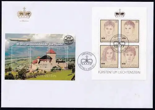 Liechtenstein FDC Block 20 gestempelt #NS539