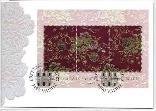 Liechtenstein FDC Block 24 gestempelt Ersttagsbrief #NS621
