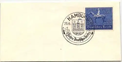 Deutsches Reich 698 auf Brief Sonderstempel Hamburg #NT302