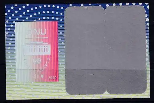 Vereinte Nationen Wien Block 61 gestempelt als FDC Ersttagsbrief #NS685