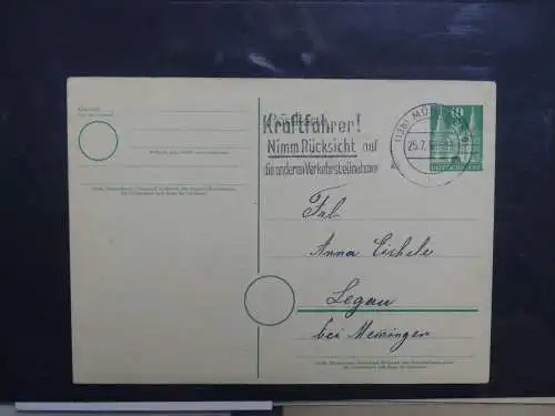 Deutschland ca. 120 Belege, u.a. Schiffspost im Safe-Album #LZ193