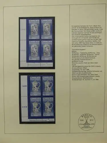 DDR Exklusiv-Zusammenstellung 1+2 in Post Büchern #LZ197