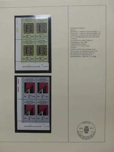 DDR Exklusiv-Zusammenstellung 1+2 in Post Büchern #LZ197