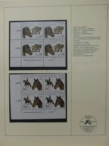 DDR Exklusiv-Zusammenstellung 1+2 in Post Büchern #LZ197