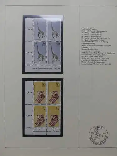 DDR Exklusiv-Zusammenstellung 1+2 in Post Büchern #LZ197