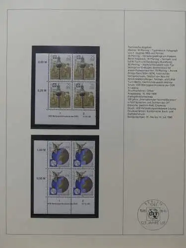 DDR Exklusiv-Zusammenstellung 1+2 in Post Büchern #LZ197