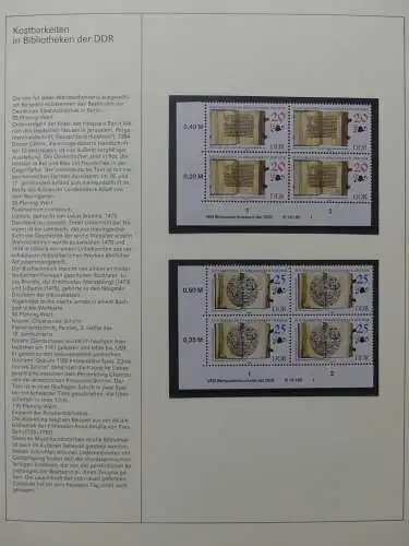 DDR Exklusiv-Zusammenstellung 1+2 in Post Büchern #LZ197