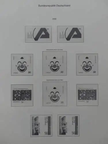 BRD, Bund Vordruck 2000-2004 Im KA-BE Album #LZ232