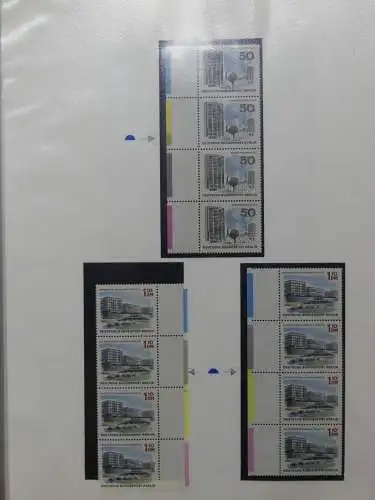 Berlin Bogenzudrucke, spezialisierte Sammlung in Leitz Ordner #LZ198