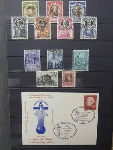 Vatikan kleine Sammlung mit 4 polnischen FDCs im Einsteck-Album #LZ217