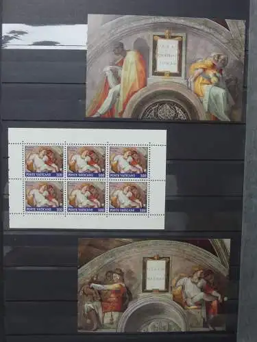 Vatikan kleine Sammlung mit 4 polnischen FDCs im Einsteck-Album #LZ217