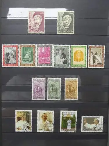 Vatikan kleine Sammlung mit 4 polnischen FDCs im Einsteck-Album #LZ217