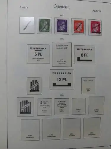 Österreich ab 1945 gestempelt besammelt im KA-BE Binder #LZ285