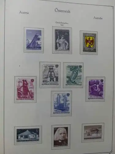 Österreich ab 1945 gestempelt besammelt im KA-BE Binder #LZ285