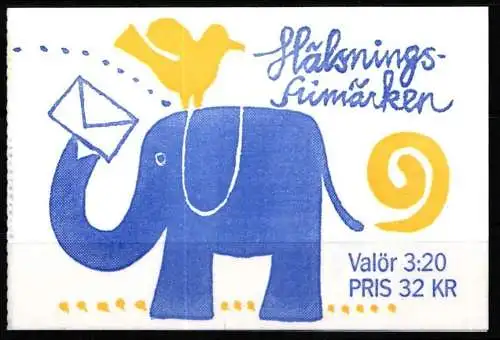 Schweden 1836-1839 postfrisch als Markenheftchen #NT123