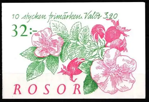 Schweden 1823-1827 postfrisch als Markenheftchen #NT120