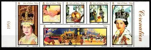 Großbritannien Isle of Man 1045-1050 postfrisch als Block #NT200