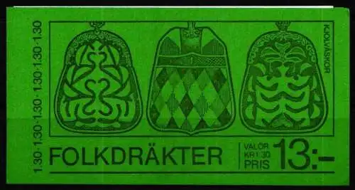 Schweden 1090-1091 postfrisch als Markenheftchen #NT142