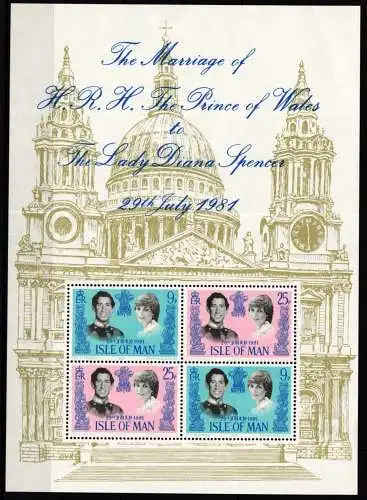 Großbritannien Isle of Man Block 5 postfrisch #NY015