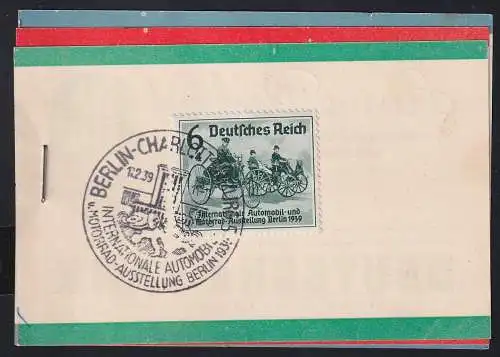 Deutsches Reich 686-688 auf Ausstellungskarte Sonderstempel FDC #NT351