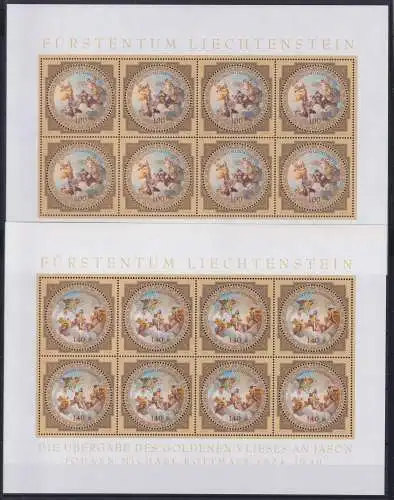 Liechtenstein Kleinbogensatz 1555-1556 postfrisch #NX018