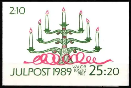 Schweden 1576-1581 postfrisch als Markenheftchen #NT004