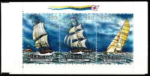Schweden 1709-1711 postfrisch als Markenheftchen #NT028