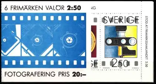 Schweden 1630-1632 postfrisch als Markenheftchen #NT012