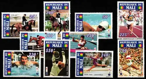 Mali 1327-1336 postfrisch Olympische Spiele #NN665