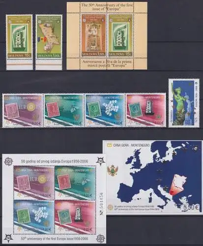 Lot aus 2006 postfrisch 50 Jahre Europamarken #NM529