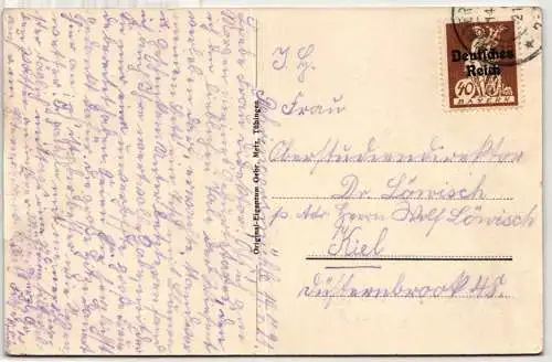 Deutsches Reich 124 auf Postkarte #NY515