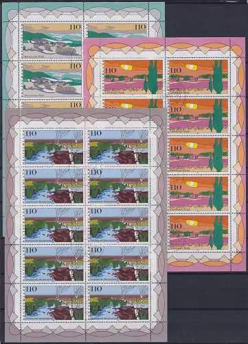 BRD Bund 1943-1945 gestempelt mit Ersttagsstempel als Kleinbögen #NM934