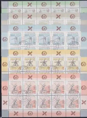 BRD Bund 1948-1952 gestempelt mit Ersttagsstempel als Kleinbögen #NM943