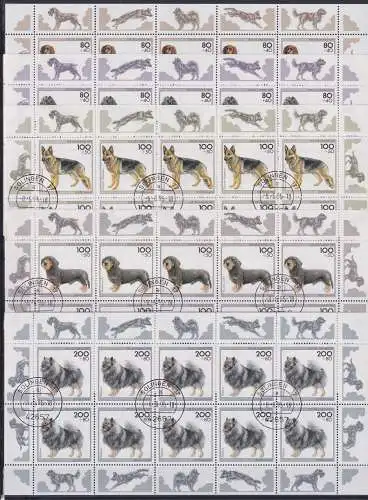 BRD Bund 1797-1801 gestempelt mit Ersttagsstempel als Kleinbögen #NM933