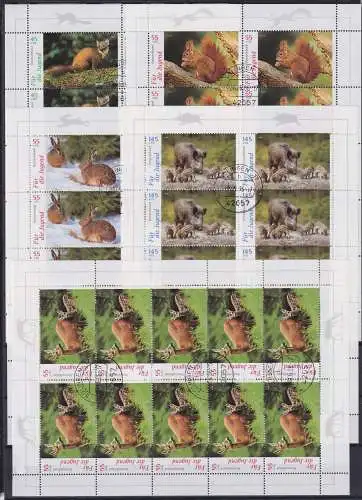 BRD Bund 2539-243 gestempelt mit Ersttagsstempel als Kleinbögen #NM921
