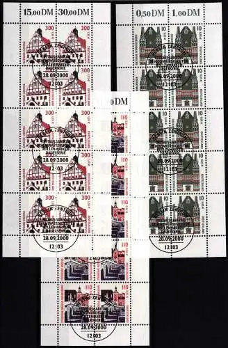 BRD Bund 2139-2141 gestempelt mit Ersttagsstempel Berlin als Kleinbogen #NM907