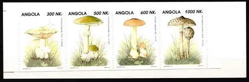 Angola 945-948 postfrisch Markenheft / Pilze #NN011