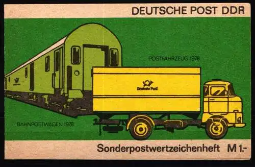 DDR 2552 postfrisch Markenheft / Pilze #NN014