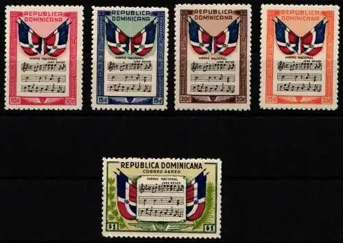 Dominikanische Rep. 468-472 postfrisch Nationalhymne #NM741