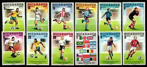 Nicaragua 1556-1567 postfrisch Fußball #NM758